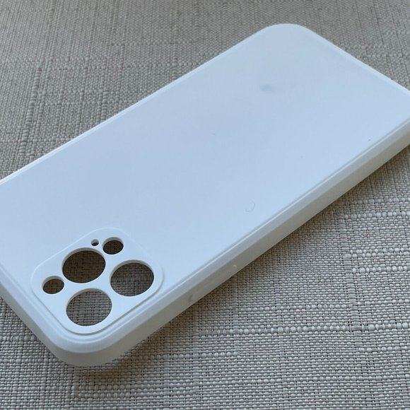 Fitted Back Case for iPhone White Case Rubber iPhone Pro Max 12 Unbranded - Picture 7 of 9